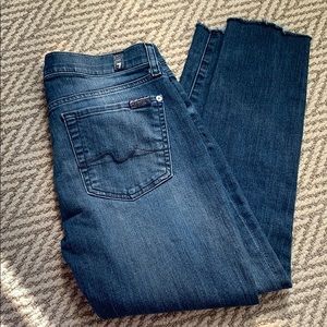 7 for all mankind distressed jeans